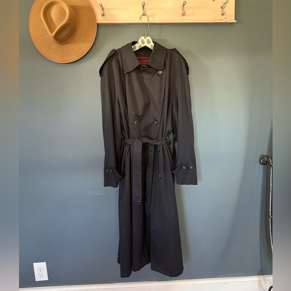 Vintage Christian Dior Le connoisseur Trench double breasted Coat Overcoat 40L - Picture 4 of 16